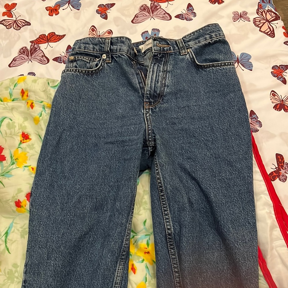 Size 2 Mango Mom Jeans